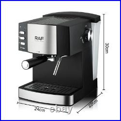 Coffee Maker Twin Brewing 1.6L Espresso Machine with Milk Frother Coffee Maker