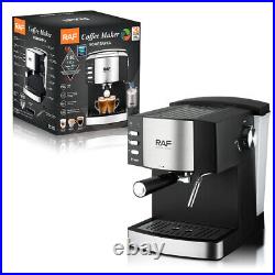 Coffee Maker Twin Brewing 1.6L Espresso Machine with Milk Frother Coffee Maker