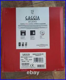 Coffee machine espresso Gaggia Viva Deluxe Classic Filter Maker RI8425/11 Black