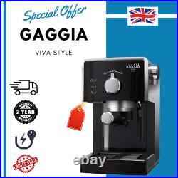 Coffee machine espresso Gaggia Viva Style Classic Filter Maker RI8433/11 Black