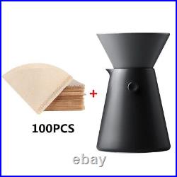 Coffees Drip Pot Drop Reusable Filter Basket Ceramic Coffee Maker Separate Stand