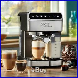 Cooks Professional Espresso Coffee Machine Maker 15 Bar Digital Barista 1350W
