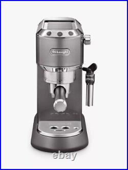 De'Longhi EC785 Dedica Metallic Traditional Coffee Machine Pewter Grey