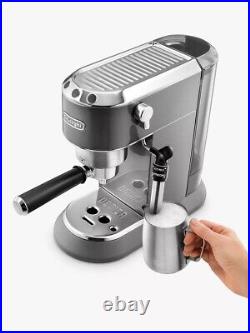 De'Longhi EC785 Dedica Metallic Traditional Coffee Machine Pewter Grey