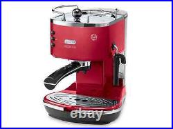 De'Longhi ECOM311. R NEW Ground & Pod Coffee Machine Coffee Maker Icona Micalite