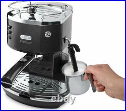 De'Longhi NEW ECOM311. BK Ground & Pod Coffee Machine Coffee Maker Icona Micalite