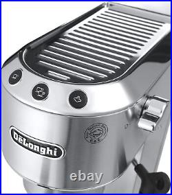 DeLonghi EC680. M Dedica Pump Espresso Coffee Machine Silver