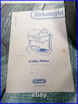 Delonghi DC300BS Coffee Maker Machine Filter Espresso Cappuchino Boxed Complete