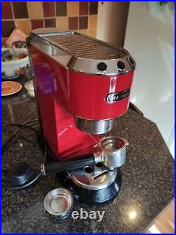 Delonghi Dedica Red Coffee Machine Maker