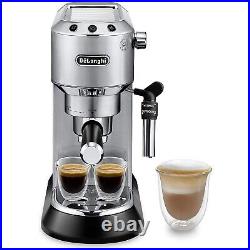Delonghi Dedica Style Barista Espresso Machine & Cappuccino Maker Silv EC685. M