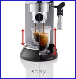 Delonghi Dedica Traditional Style Pump Espresso Coffee Maker Barista EC685
