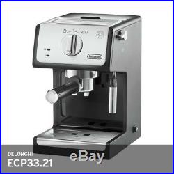 Delonghi ECP 33.21 Espresso Coffee Maker 220V 60Hz 1000W 15Bar Auto-Off Free UPS