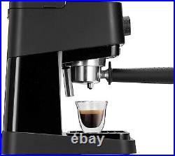 Delonghi Stilosa Barista Espresso Machine & Cappuccino Maker Black/Si EC260. BK