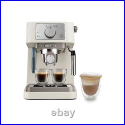 Delonghi Stilosa Barista Espresso Machine & Cappuccino Maker Cream EC260. CR