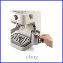 Delonghi Stilosa Barista Espresso Machine & Cappuccino Maker Cream EC260. CR