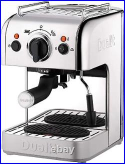 Dualit 3-in-1 Coffee Machine Espesso Maker Polished Stainless Steel 1.5 L SALE