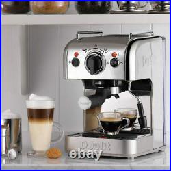 Dualit DCM2X Coffee Machine with Coffee Grinder Set Latte Cappuccino Maker