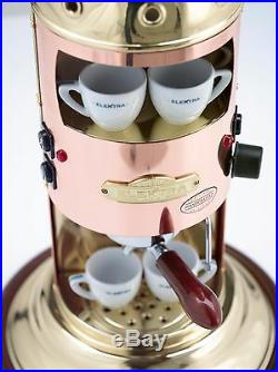 Elektra Mini Verticale A1 Espresso Coffee Maker Machine Copper&Brass Finish 110V