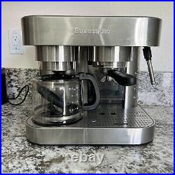 Espressione Stainless Steel Machine Espresso and Coffee Maker, 1.5 L