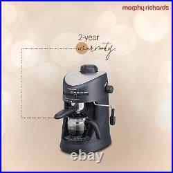 Espresso & Cappuccino 4-Cup Coffee Maker Morphy Richards New Europa 800-Watt