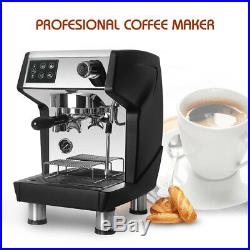 Espresso Coffee Machine Cappuccino Latte Tea Maker 3000W 1.5L 15 Bar Black