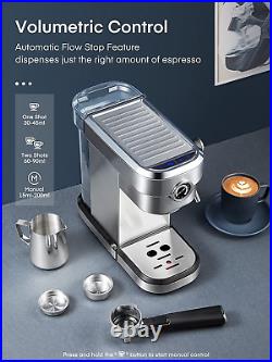 Espresso Coffee Machine Espresso Cappuccino Latte Mocha Stainless Steel Maker