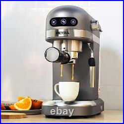 Espresso Coffee Machine Latte Cappuccino Maker 15-Bar Pressure Pump 1465 W