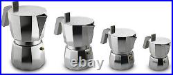 Espresso Coffee Maker Alessi DC06/9 FM Moka in Aluminium 9 Cups INDUCTION