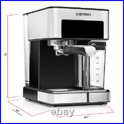 Espresso Machine Coffee Maker 1.8 Liters Barista Pro Cappuccinos Lattes Brewing