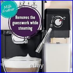 Espresso and Cappuccino Machine, Programmable Coffee Maker with Automatic Milk F