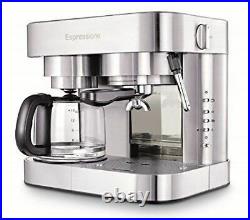 Expression Stainless Steel Machine Espresso and Coffee Maker