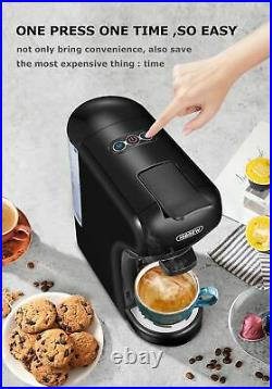 Expresso Coffee Machine Espresso Pod Coffee Ground Coffe Maker Multiple Capsule