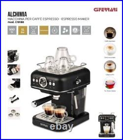 G3 Ferrari G10188 Alchimia Espresso Coffee Machine Maker Black