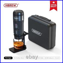 HiBREW Portable Coffee Machine for Car & Home, DC12V Expresso Coffee Maker