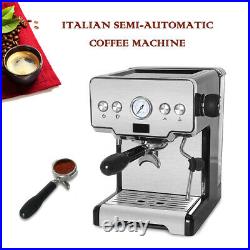 Household Espresso Coffee Maker Cappuccino Latte Machine 15-bar Pump 1450W