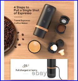 ICafilas Travel Espresso Coffee Maker For Nespresso Pod/Ground Coffee Carry Bag