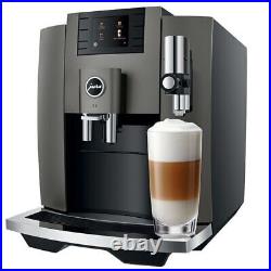JURA E8 Dark Inox Fully Automatic Coffee Maker Espresso Machine 100V New Japan