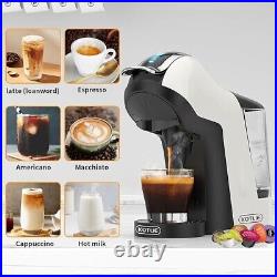 KOTLIE Espresso 5 in1 Coffee Machine for Nespresso Original/Dolce (WHITE)