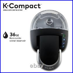 Keurig Coffee Maker K-Compact Single-Serve K-Cup Pod Brewing Machine Slim Black