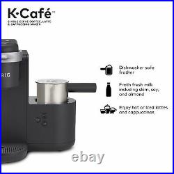 Keurig K-Cafe Coffee Maker Single Serve K-Cup Pod Coffee Latte and Cappuccino