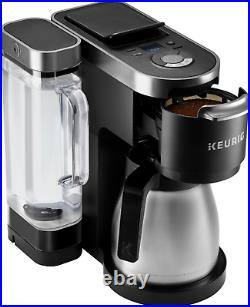 Keurig K-Duo Plus 12-Cup Single Serve K-Cup Pod Coffee Maker Brewer (Black)