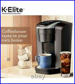 Keurig K-Elite Single Serve Coffee Maker Brushed Silver