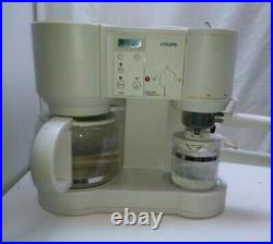 Krups Combination 10 Cup Coffee & Espresso Maker Machine & 2 Glass Carafe
