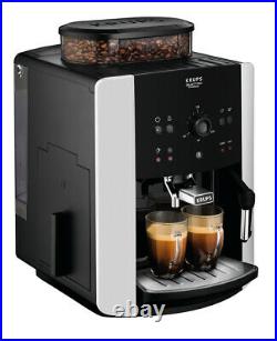 Krups EA811840 Arabica Manual Espresso Bean to Cup Coffee Maker Black & Silver