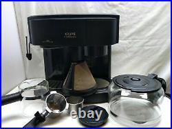 Krups II Caffe Duomo 8 Cup Coffee & Espresso Maker Machine Dual Glass Carafe Pot