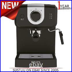 Krups XP320840 Opio Steam & Pump Espresso Coffee Machine? Maker? 1.5 Litre Black