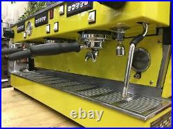 La Marzocco Linea Classic 3 Group Yellow Espresso Coffee Machine Maker Cafe