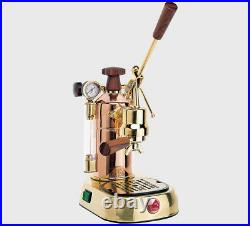 La Pavoni Professional PRG Lever Espresso Coffee Machine & Cappuccino Maker Gold