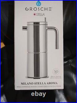 MILANO STELLA AROMA Stovetop Espresso Maker. 8 CUP, Italian Coffee Maker