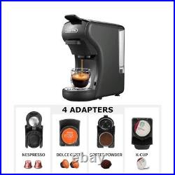 Machine Coffee Espresso Nespresso Maker And Vertuo Cappuccino Black Delonghi Bar